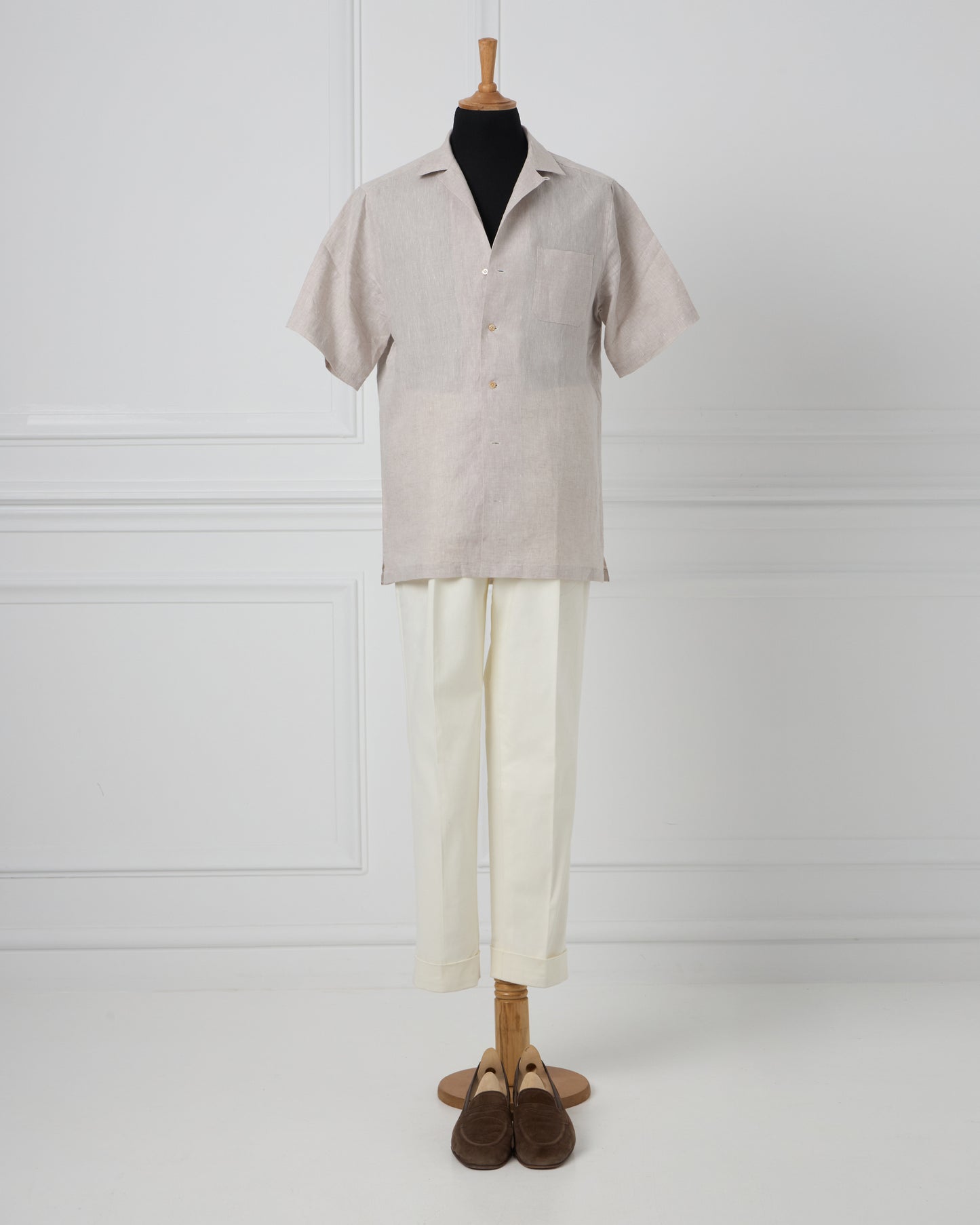 Stone Linen Short Sleeve