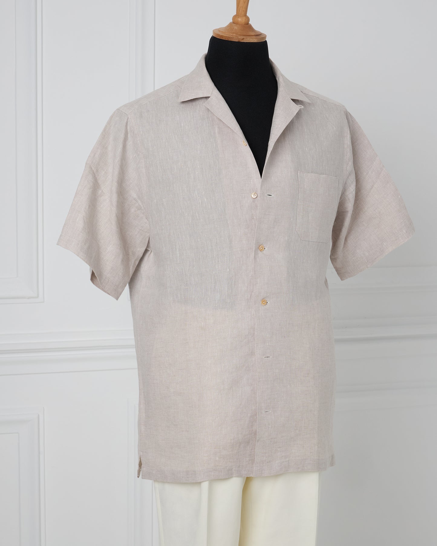 Stone Linen Short Sleeve