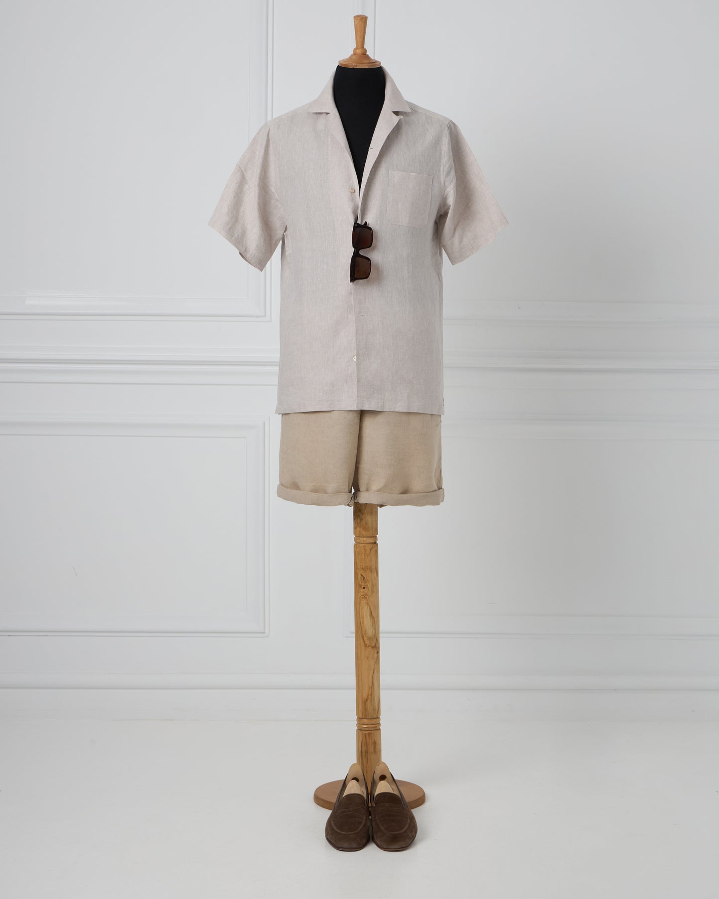 Stone Linen Short Sleeve