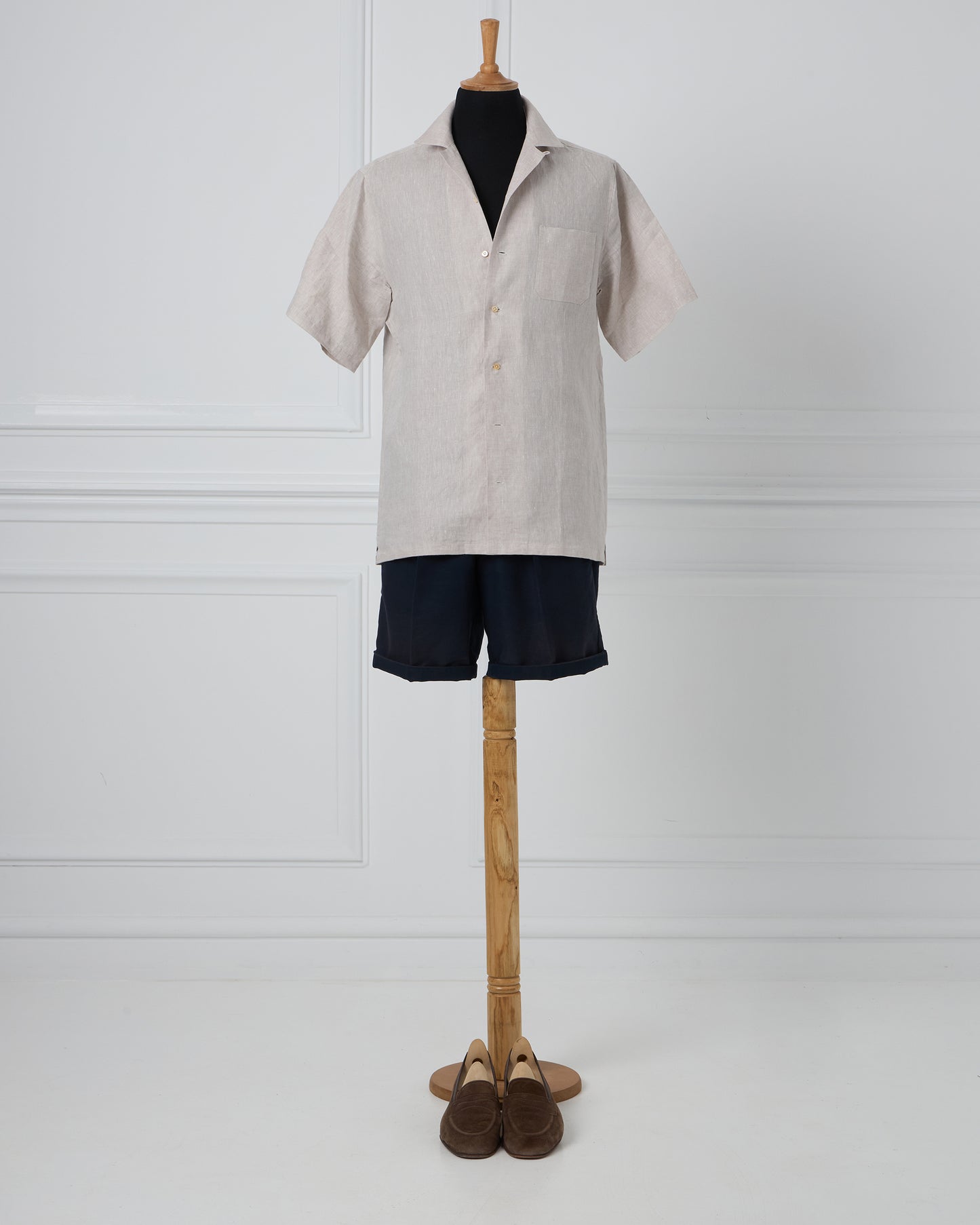 Stone Linen Short Sleeve