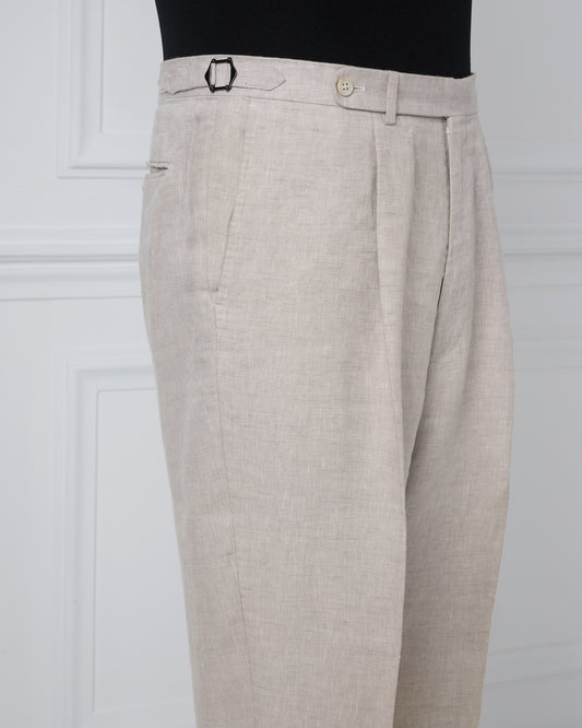 Stone Linen Trousers