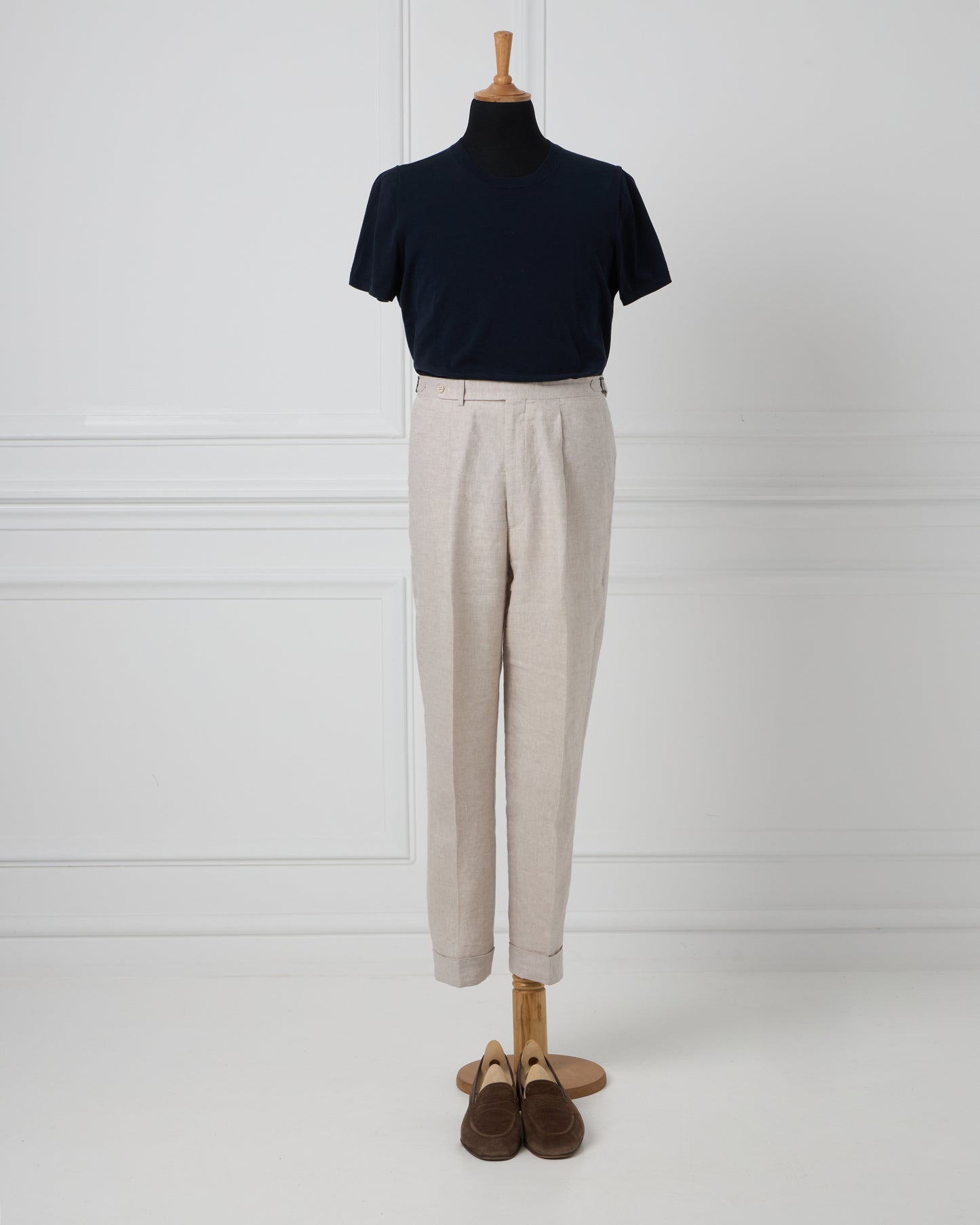 Stone Linen Trousers