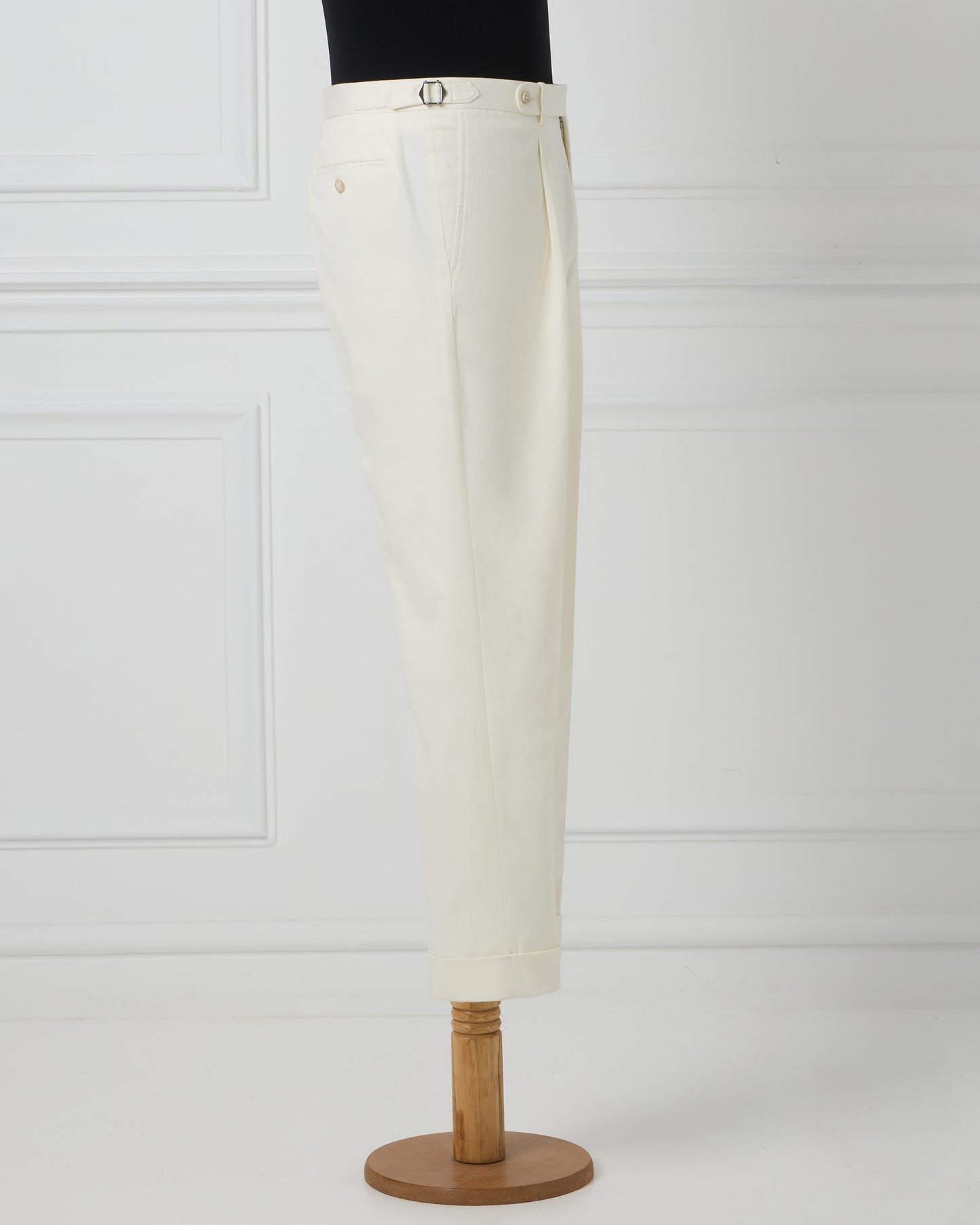 White Cotton Trousers