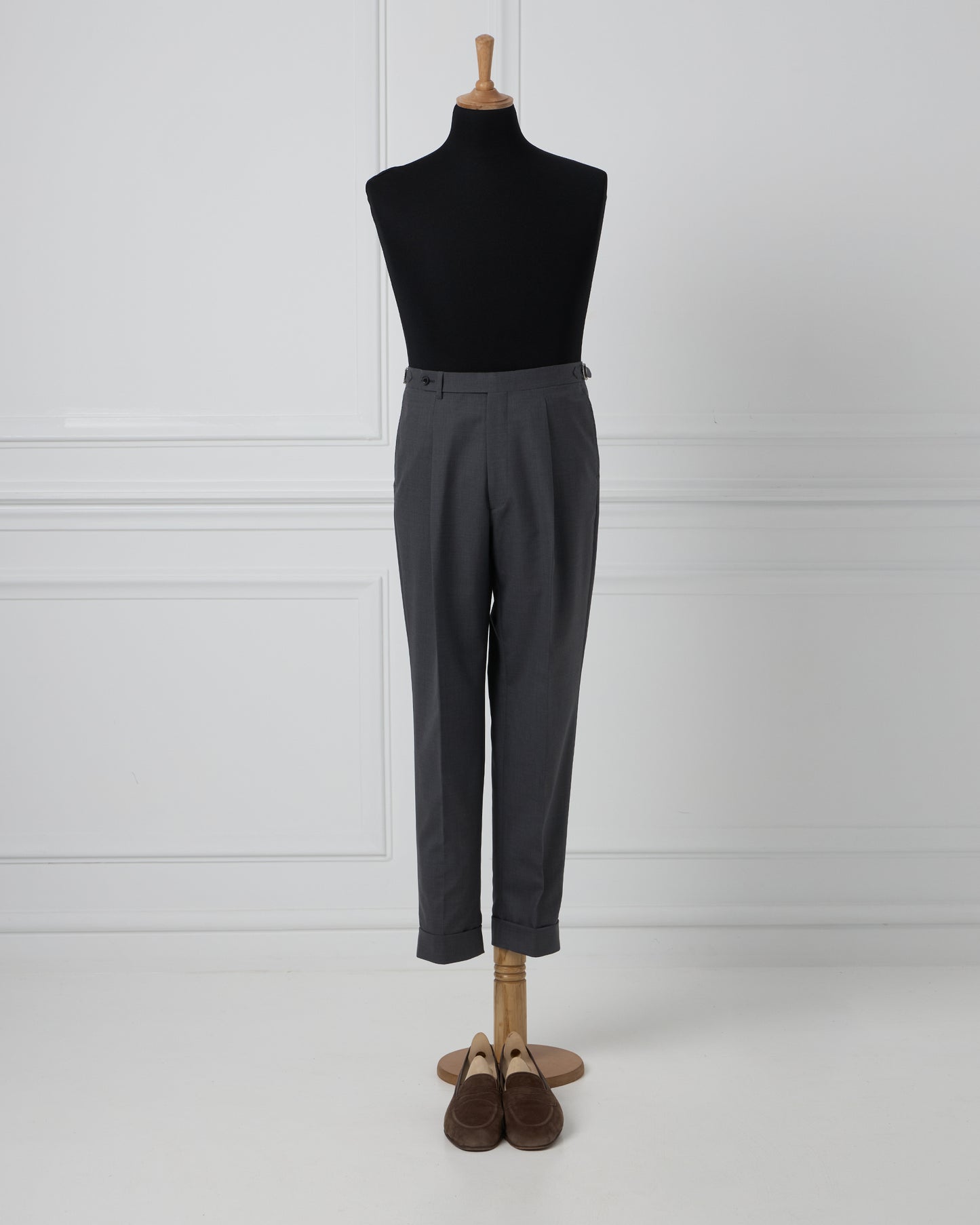 Grey Wool Trousers