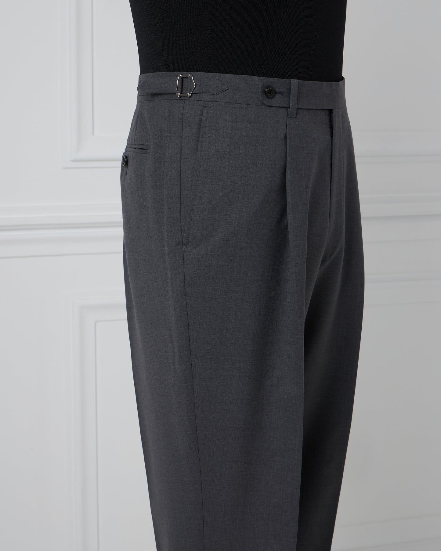 Grey Wool Trousers