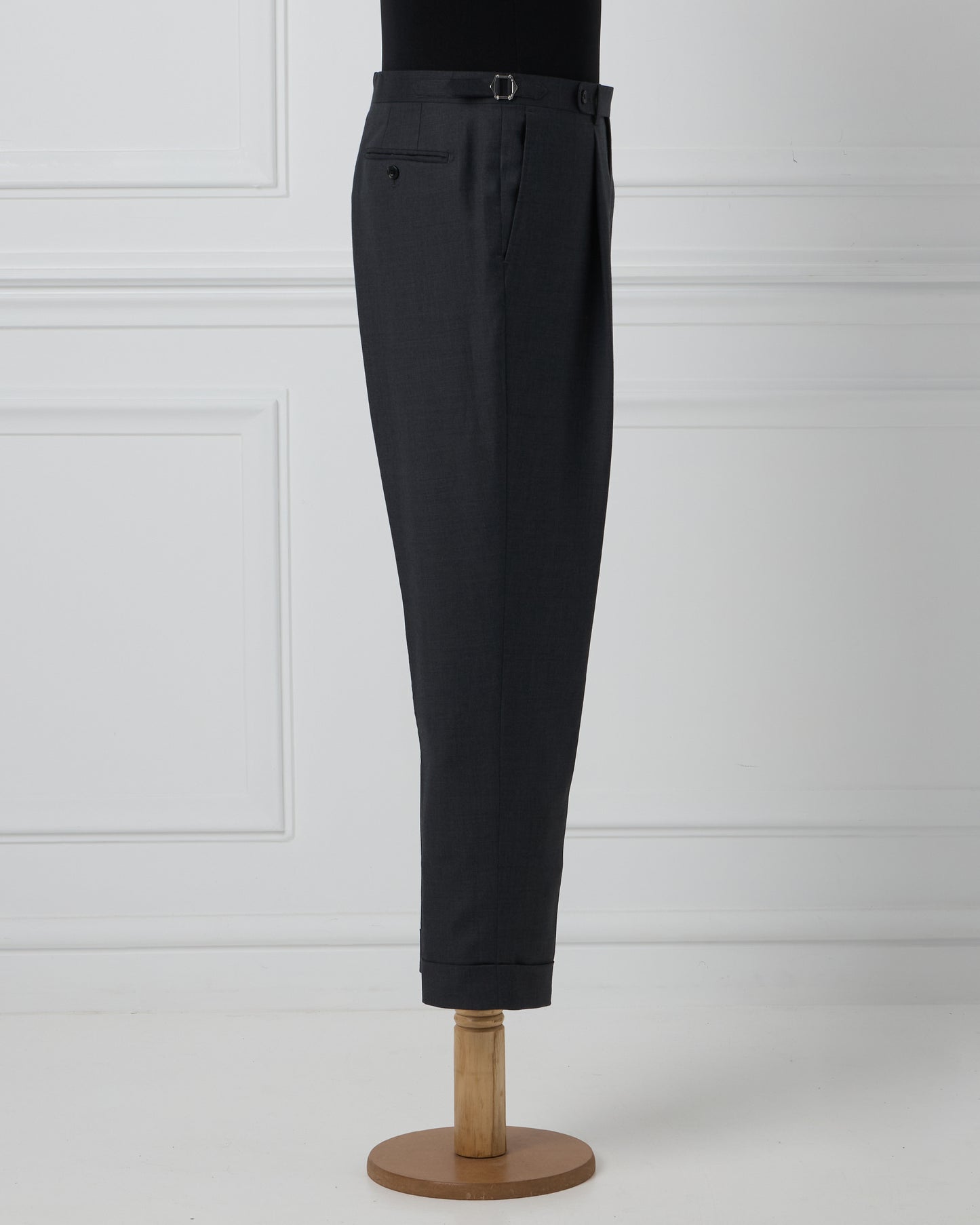 Charcoal Wool Trousers