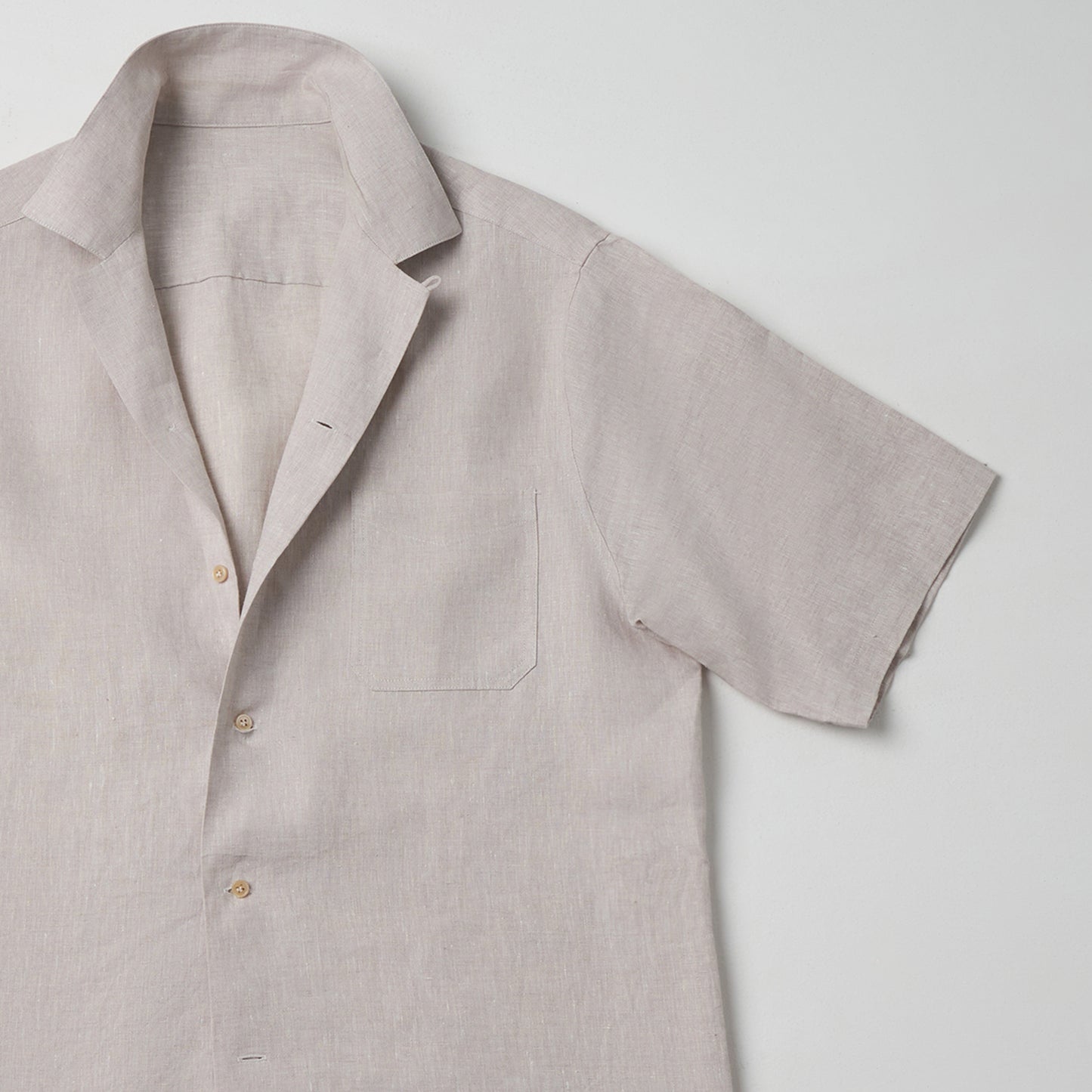 Stone Linen Short Sleeve