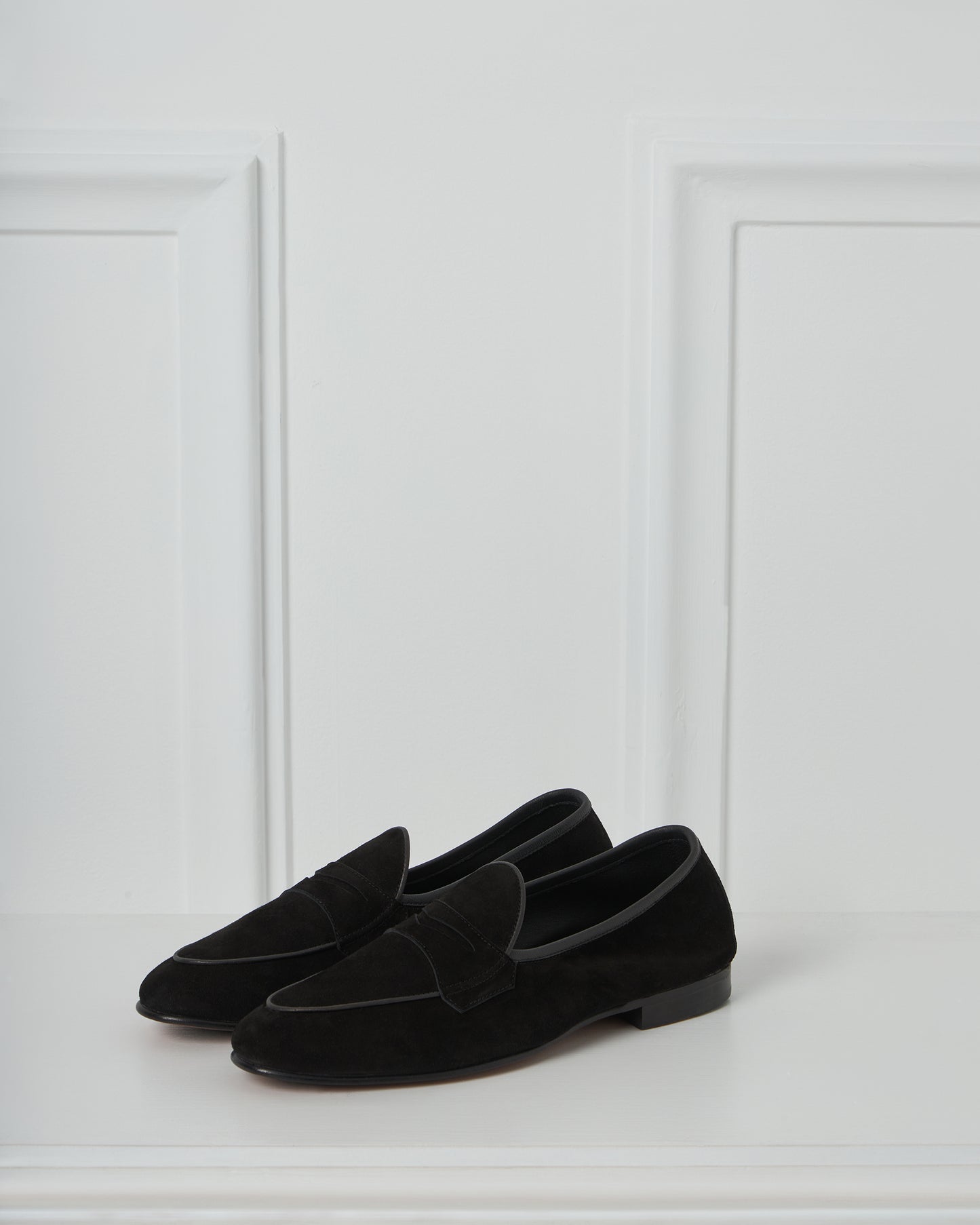 Black Suede Loafer Classico