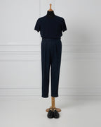 Navy Cotton Trousers