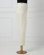 Cream Wool Trousers