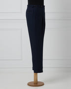 Navy Wool Trousers