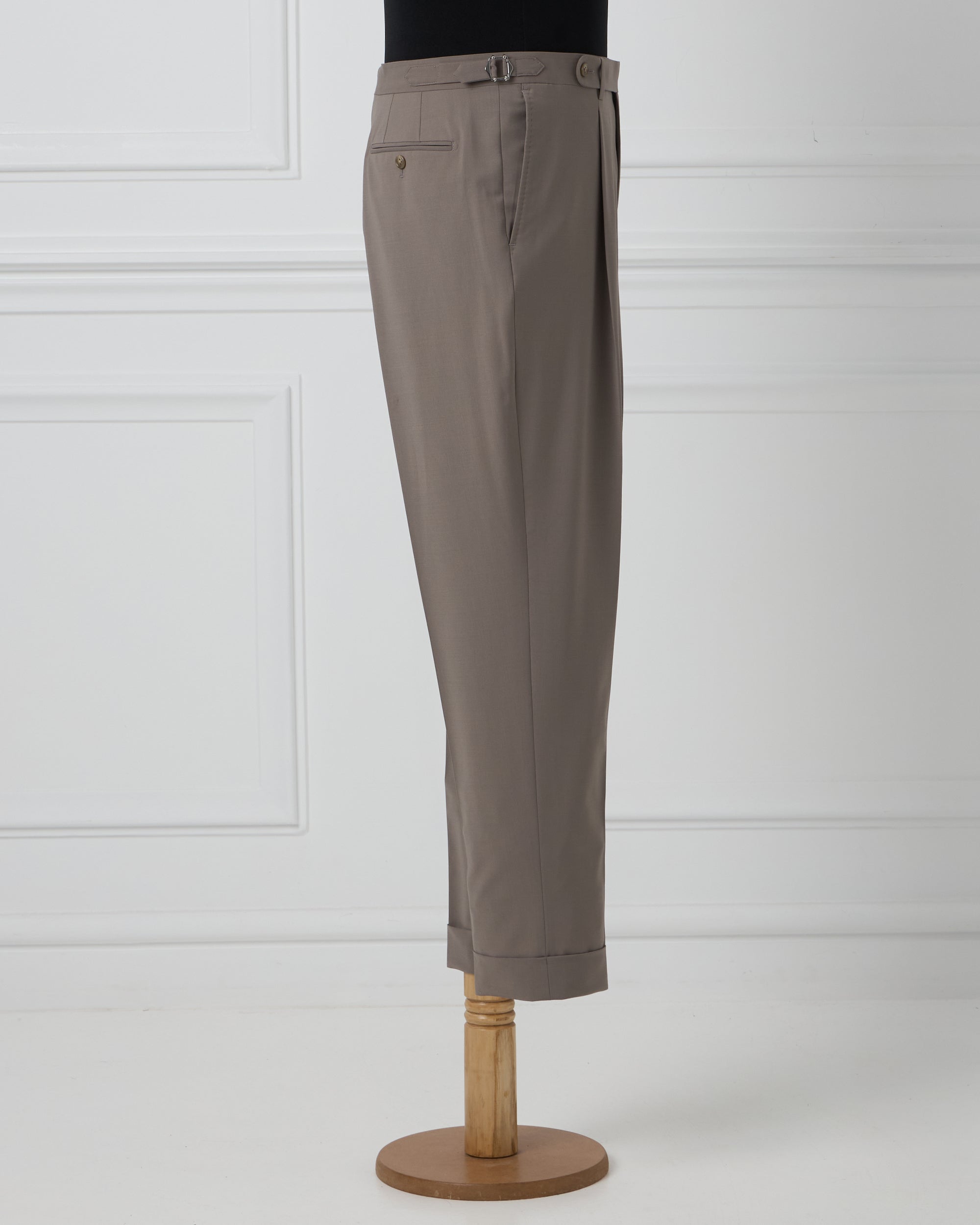 Taupe Wool Trousers