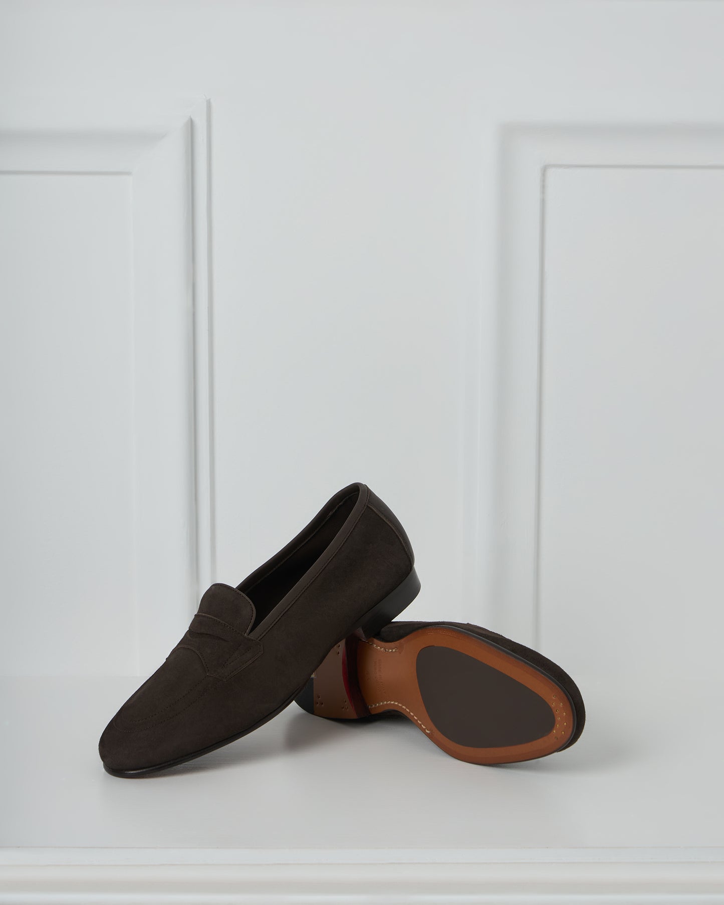 Brown Suede Loafer