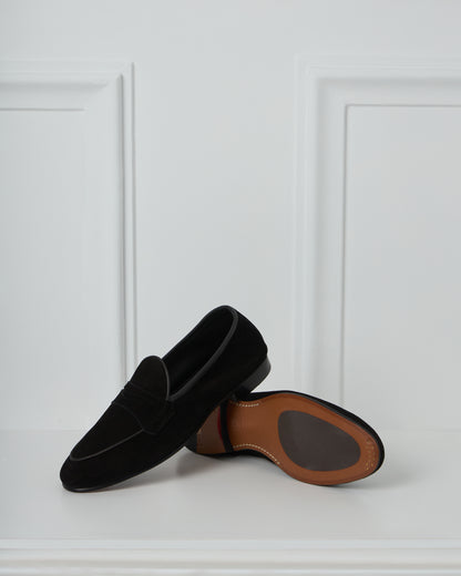 Black Suede Loafer Classico