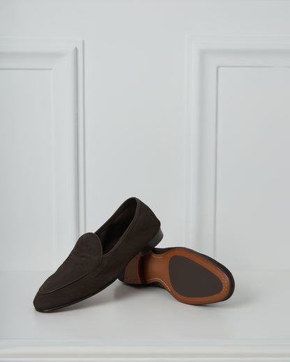 Brown Suede Loafer Classico