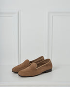 Beige Suede Loafer
