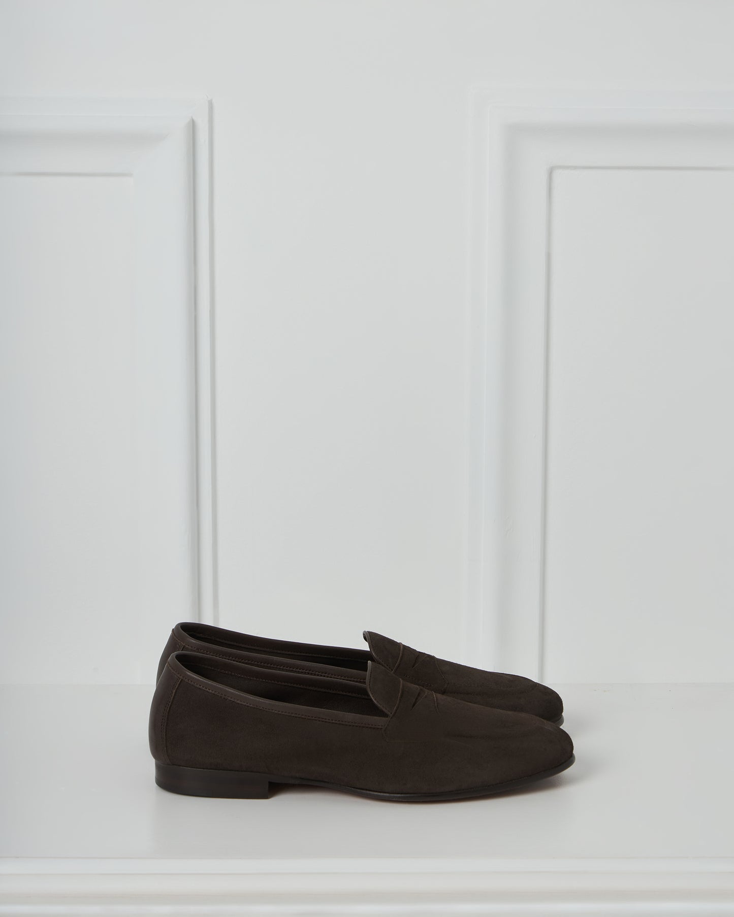 Brown Suede Loafer