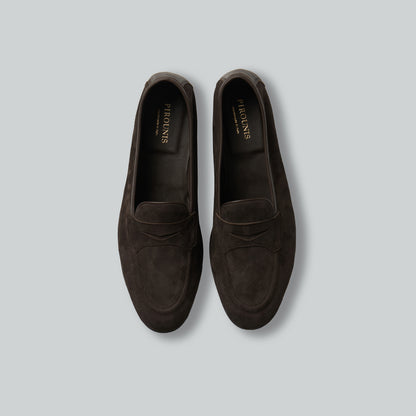 Brown Suede Loafer