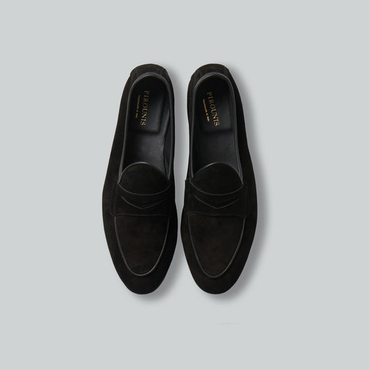 Black Suede Loafer Classico