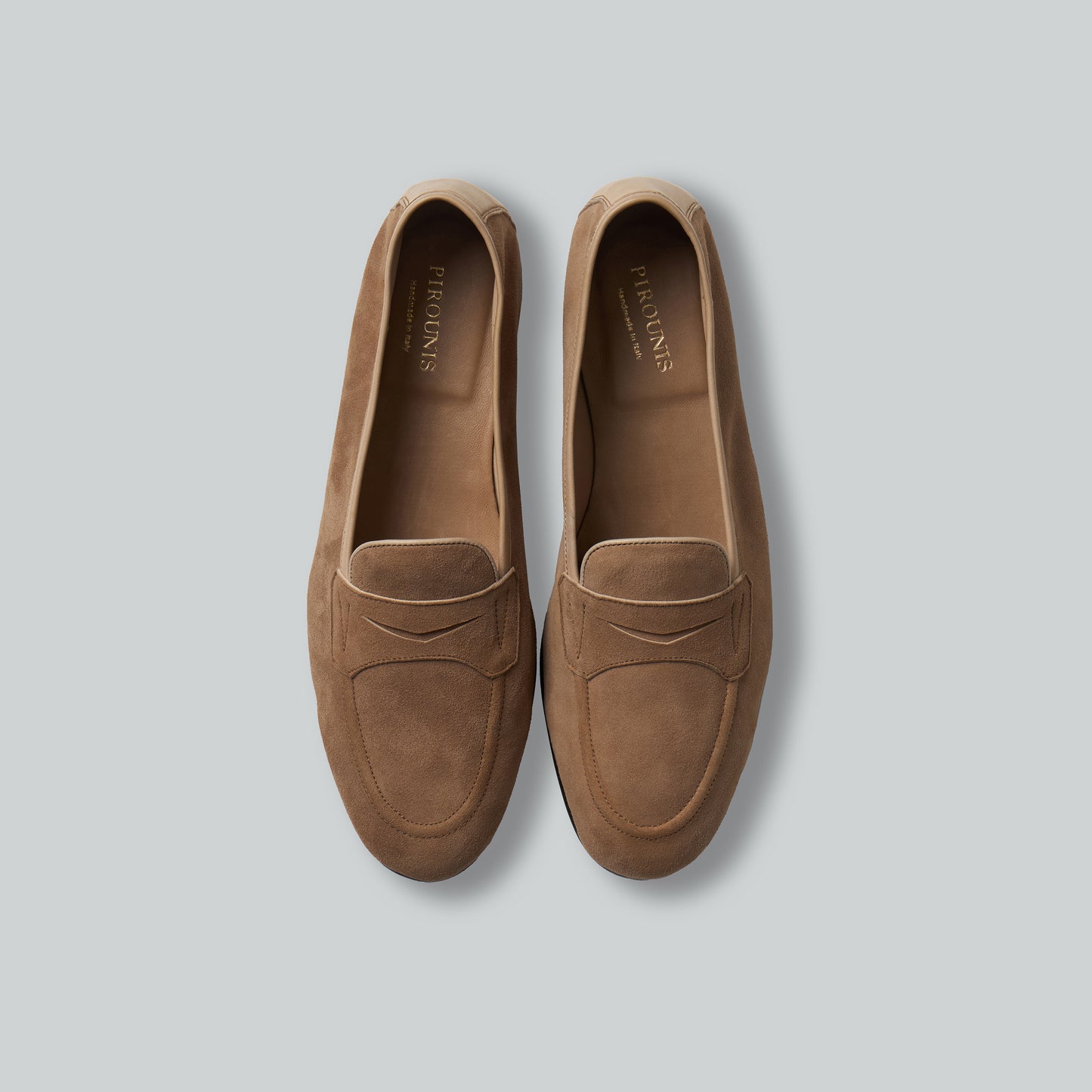 Beige Suede Loafer