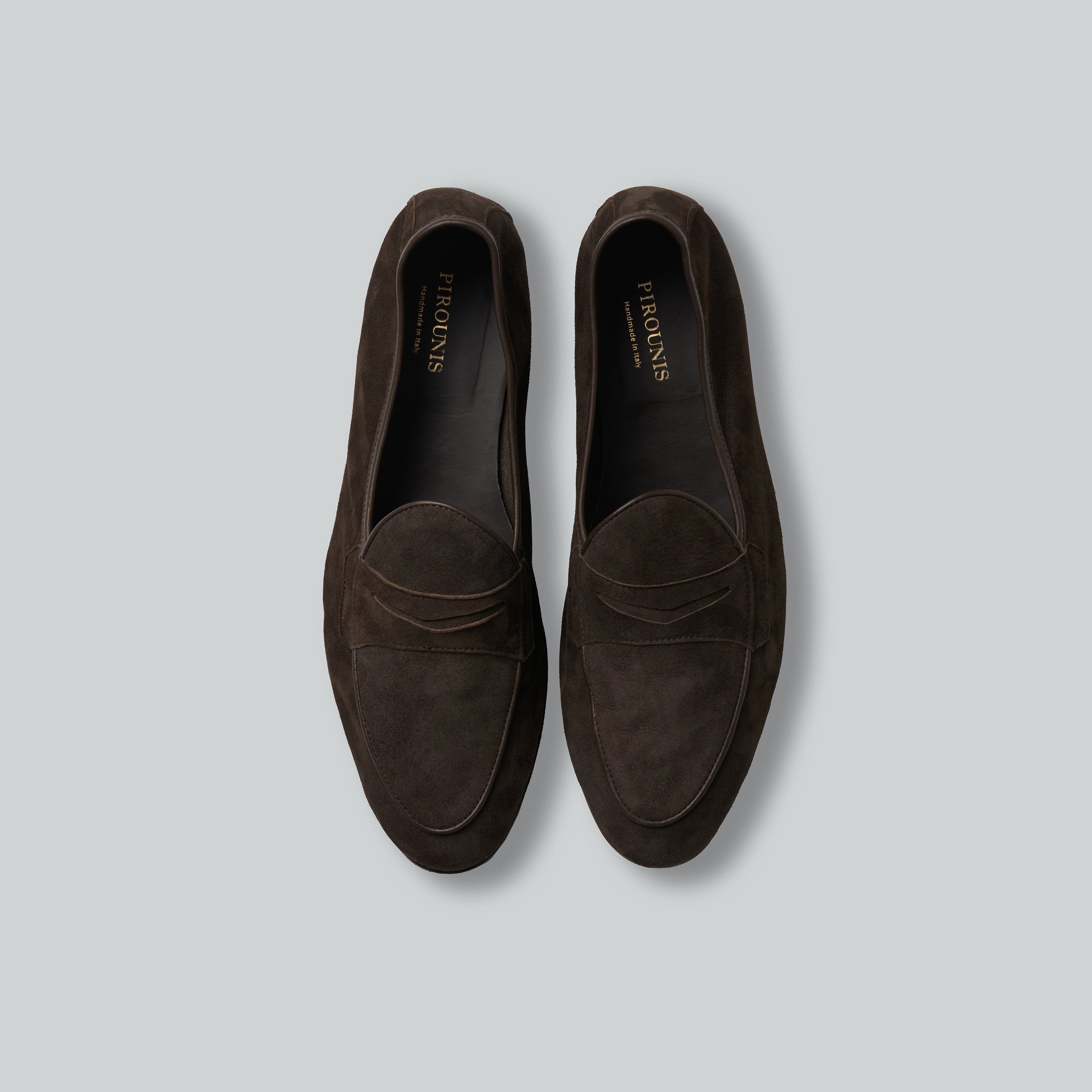 Brown Suede Loafer Classico – PIROUNIS