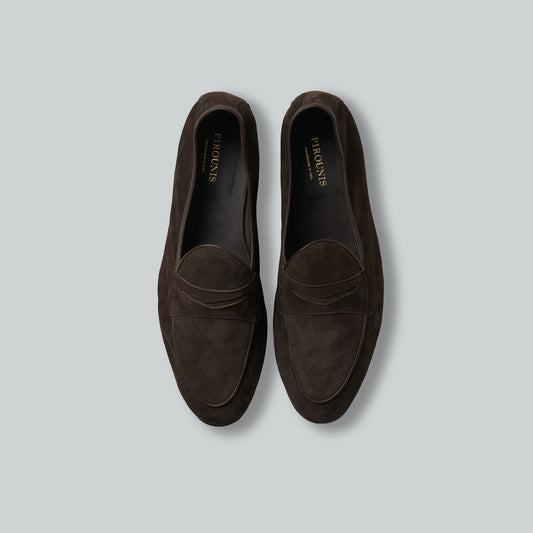 Brown Suede Loafer Classico